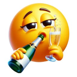 cheers — freaky emoji illustration