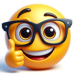 Thumbs up, like — freaky emoji illustration