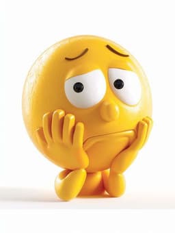 Confused emoji — freaky emoji illustration